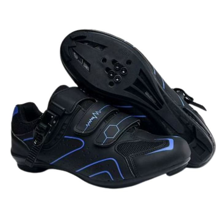Chaussures De Cyclisme Unisexes À Boucle &amp; Lacets