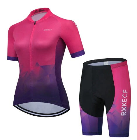 BORA Ensemble Cyclisme Femme Maillot &amp; Cuissard Respirants