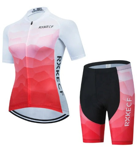 BORA Ensemble Cyclisme Femme Maillot &amp; Cuissard Respirants