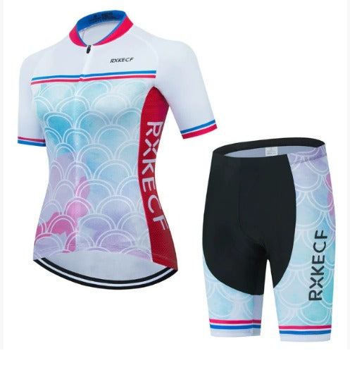 BORA Ensemble Cyclisme Femme Maillot &amp; Cuissard Respirants