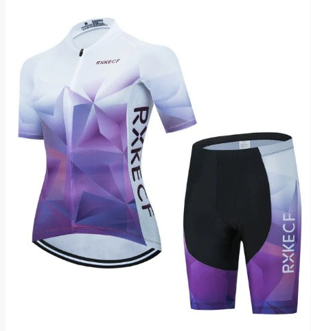 BORA Ensemble Cyclisme Femme Maillot &amp; Cuissard Respirants