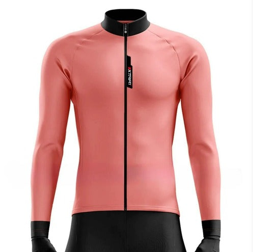 XTRIAT Maillot de Cyclisme Hiver Homme | Polaire, Chaud &amp; Résistant au Froid