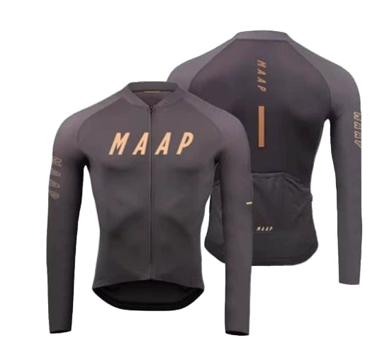 Maillot Cyclisme MAAP Manches Longues | Confort Doux &amp; Séchage Rapide