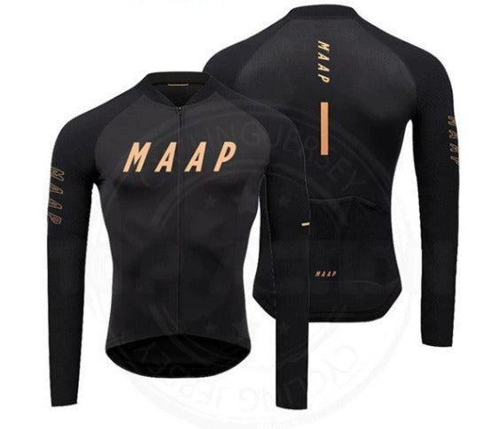Maillot Cyclisme MAAP Manches Longues | Confort Doux &amp; Séchage Rapide