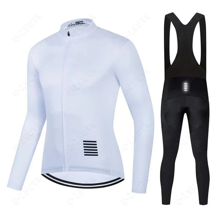 Ensemble de Cyclisme à Manches Longues – Version Doublée Polaire