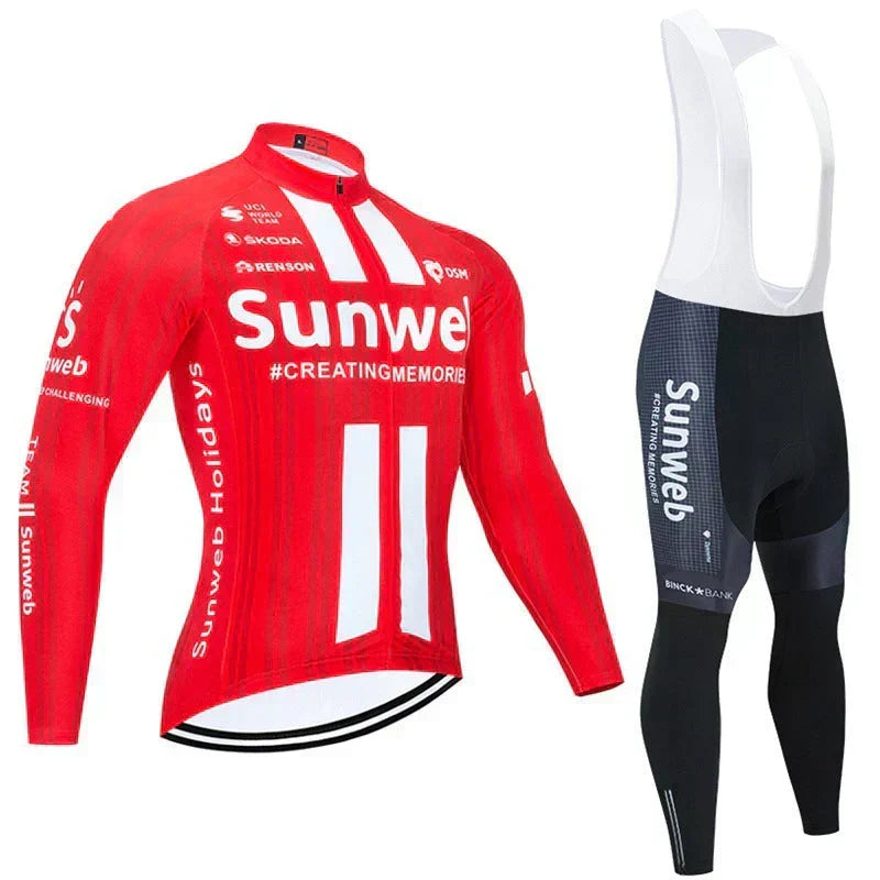 Teams | Tenue de cyclisme professionnelle à manches longues