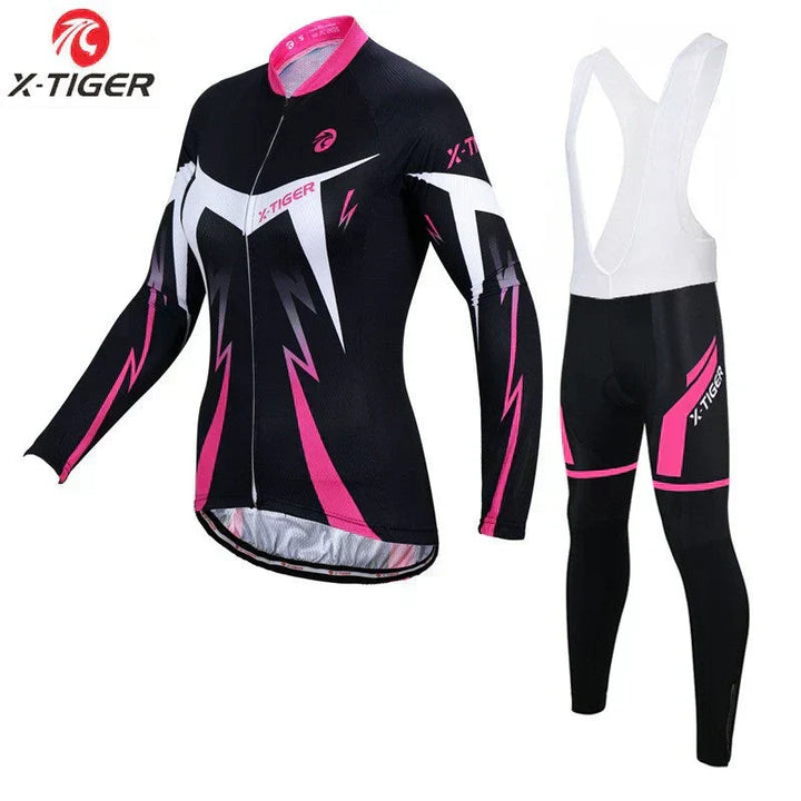 X-Tiger | Ensemble de cyclisme femme à manches longues