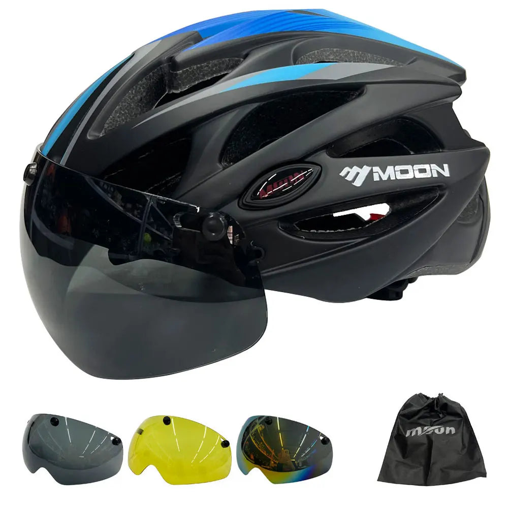 Moon | Casque de vélo PRO avec visière intégrée
